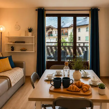 Le Sapi 1e Balcon Panoramique Aiguilles Rouges Avec Parking Gratuit * Chamonix