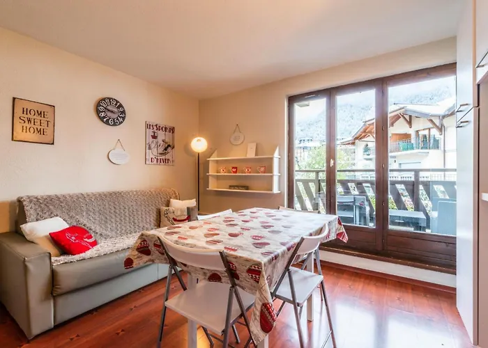 Le Sapi 1e Balcon Panoramique Aiguilles Rouges Avec Parking Gratuit * Chamonix